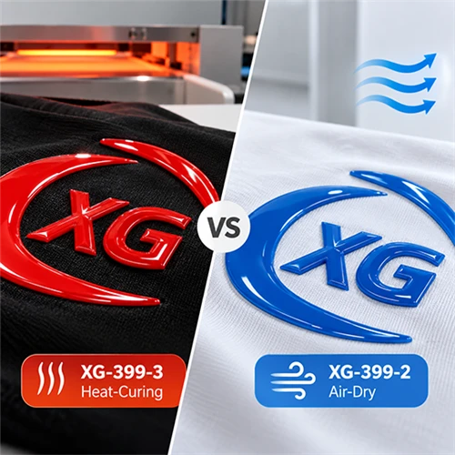 Tekstil Serigrafi Baskısı için Isıyla-Havayla Kürlenme-Kuru Parlak Silikon
